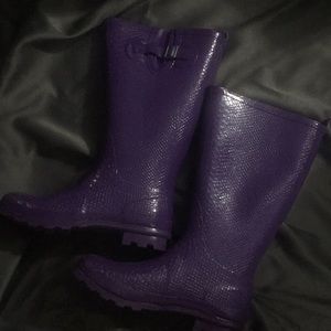 FREE SHIPPING/Fashion Bug Rain Boots/Barely Worn